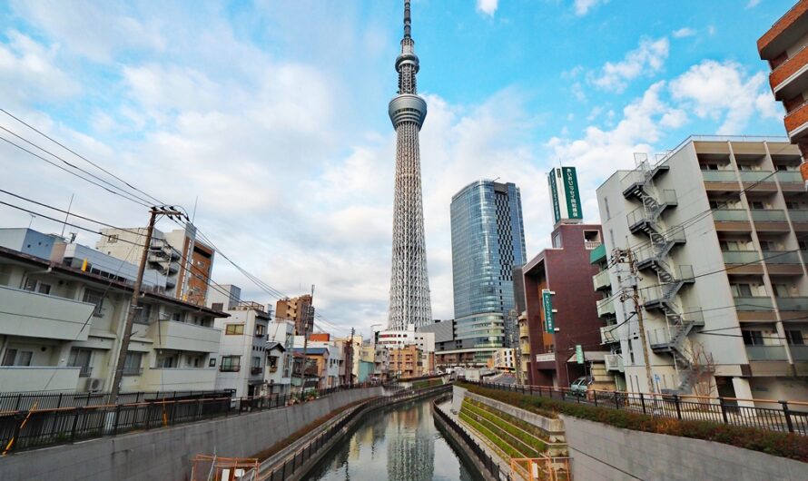 【東京景點】東京晴空塔（東京スカイツリ）ー十間橋拍倒影、滑冰、賞夜景