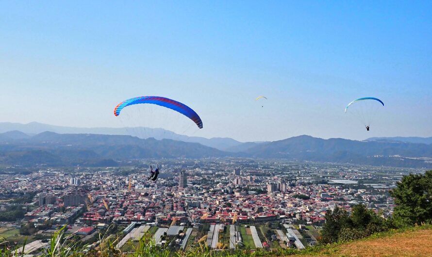 【南投埔里】台灣地理中心碑、嘉義火雞肉飯、虎頭山飛行傘（Paragliding）