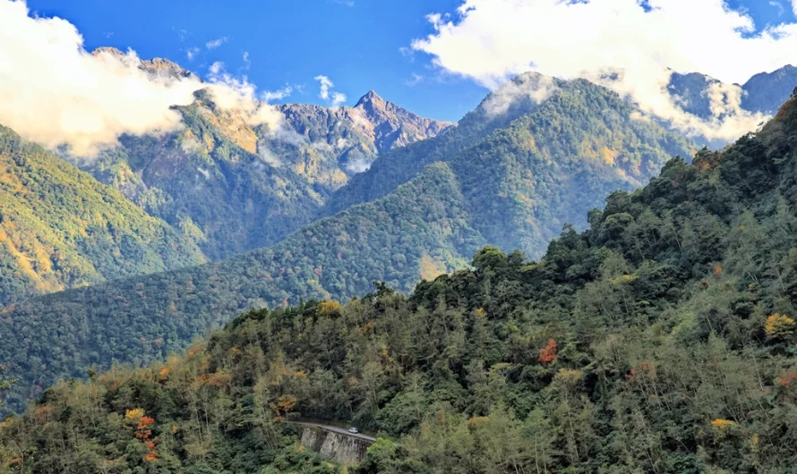 新中橫玉山景觀公路尋楓自駕—塔塔加遊客中心、觀峰看玉山