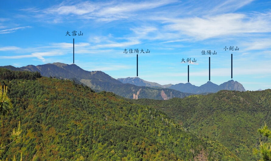 大雪山森林遊樂區｜啞口觀景台