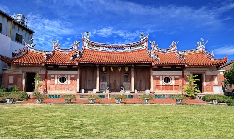 台中大肚｜磺溪書院—台灣磚工最講究的書院建築