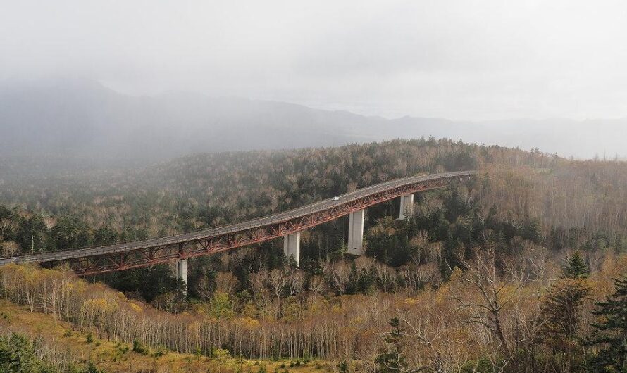 【2014 北海道賞楓之旅】北海道 273 國道（三國垰）、糠平湖
